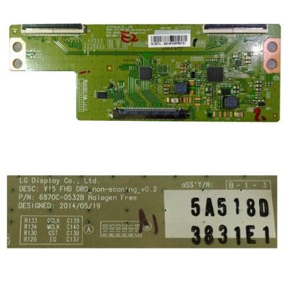 Placa TCon LG 6870C 0532B V15 FHD DRD Non Scaning V0 2