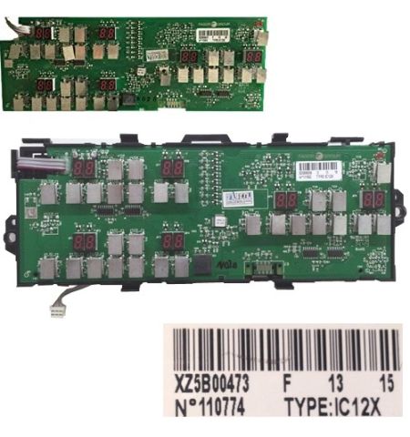 Módulo Electrónico Mandos Táctil IC12X XZ5B00473 Vitro FAGOR IF-3BS