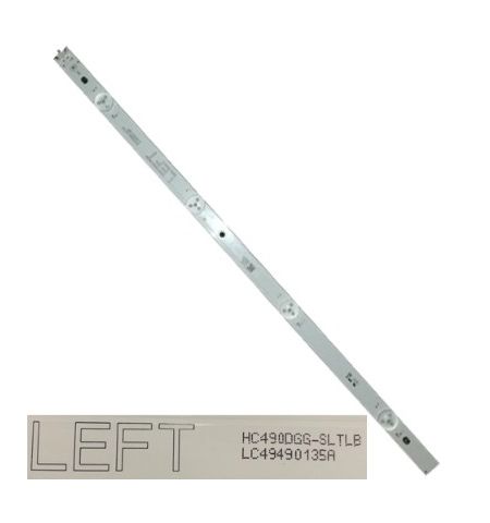 Tira 4 leds HC490DGG-SLTLB LC49490135A LEFT LG 49UK6200PLA