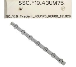 Tira 7 leds SSC_Y19_43UM75, LG 43UM75 EAY64592501