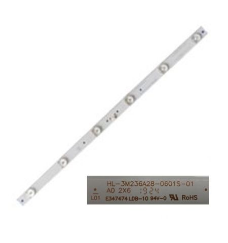 Tira 6 leds MAJESTIC TDV225/S2 LED HL-3M236A28-0601S-01 , E347474 LDB-10 94V-0